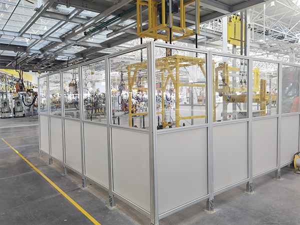 設(shè)備防護鋁型材圍欄